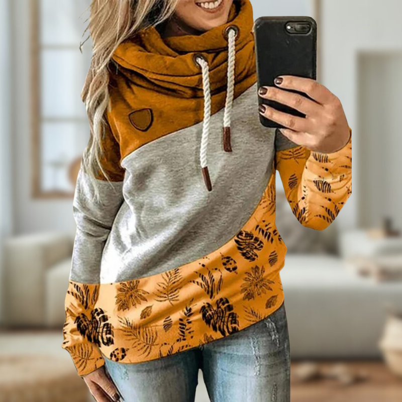 Adelle® | Long-sleeved, casual jumper with hood